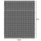 Mīksts mikrošķiedras pleds 160x200 cm Ruhhy 24494, pelēks