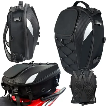Ūdensnecaurlaidīga Motociklu Mugursoma 39L, Pelēks | Waterproof Backpack