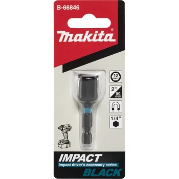 Makita Impact Black B-66846 1/4" Magnetic Socket Wrench 10 mm 50 mm