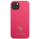 Apple iPhone 13 Mini 5,4\" Guess Saffiano 4G Small Metal Logo Case Cover, Pink | Чехол Кейс Бампер...