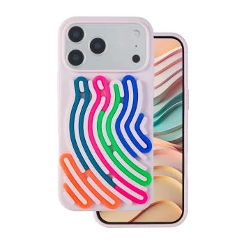 Чехол TFO DIY Snake для iPhone 17 Pro Max 6,9", розовый
