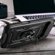 Hybrid Armor Camshield iPhone 17 Air Case with Stand and Camera Cover - Black