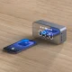 Dudao Y17 Bluetooth колонка с будильником, серебристая