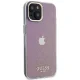 Guess iPhone 15 vāciņš IML Faceted Mirror Disco Iridescent, rozā