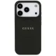Guess Grained Ring MagSafe Case for iPhone 17 Pro - Black