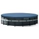 Intex 26330 Above Ground Frame Pool 18ft x 52in, 18-in-1 Set, Gray