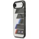 Чехол для iPhone Air BMW M IML Metal Buttons Tricolor Lines MagSafe, серый