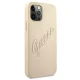 Чехол Guess для iPhone 12 / 12 Pro Saffiano Vintage Script, золотой