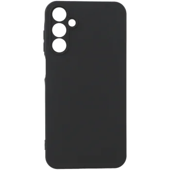 Samsung Galaxy A15 ( SM-A156, SM-A155 ) Matt Silicone Color Case Cover, Black | Чехол Обложка Бампер...