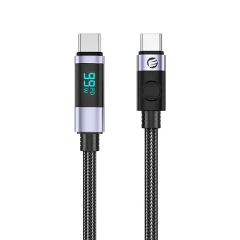 Orico LDC2C USB-C to USB-C PD 100W Cable with LED Display 3m - Black