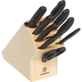 Victorinox Classic 9 daļu nažu komplekts ar bloku