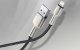Baseus Cafule USB to Apple iPhone Lightning Data Charging Cable, 2.4A, 2m, White | Lādētājvads Datu Pārraides...
