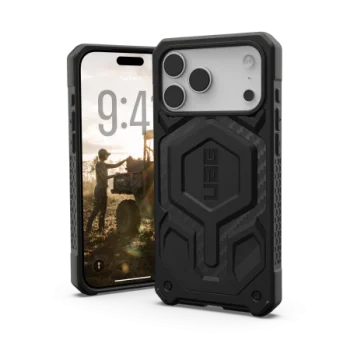 Чехол UAG Monarch Pro MagSafe для iPhone 17 Pro Max – черный и серый
