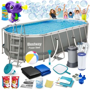 Каркасный бассейн Bestway 56710 Power Steel 549x274x122 см