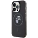 Чехол Karl Lagerfeld для iPhone 15 Pro KC Glitter MagSafe, черный