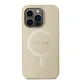 Apple iPhone 15 Pro 6.1\'\' Guess Saffiano MagSafe Case Cover (GUHMP15LPSAHMCB), Gold | Telefona Maciņš Vāks Apvalks...