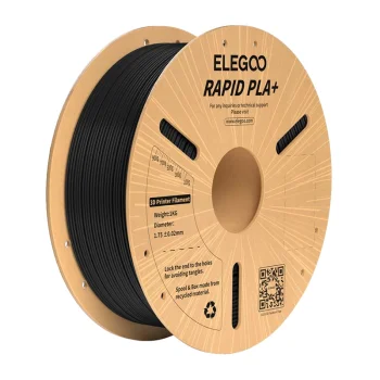 Нить для 3D-принтера ELEGOO Rapid PLA+ 1.75 мм, 1 кг, черная