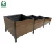 KLASIKA Woodlook pakāpienveida paaugstinātā dārza dobe 225x75 cm, pelēka