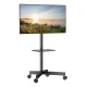 Perlesmith PSTVMC06 Mobile TV Stand with Wheels 23-60\"
