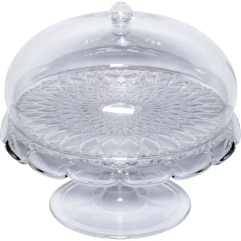 Блюдо для торта с крышкой Guzzini VANITY 30 x 27.7 см, прозрачное