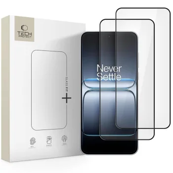 Защитное стекло Tech-Protect Glass Fit+ для OnePlus Nord 5 (2 шт.), черное
