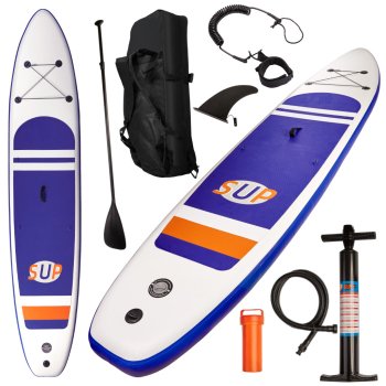 Piepūšamā Vienvietīgs SUP Dēlis Atpūtai, 380cm (līdz 160kg) l Inflatable One-Seater SUP Board for Outdoor...