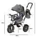 Bērnu Trīsriteņu Ratiņi Ritenis TRIKE FIX V3, Pelēks | Kids Baby Bike Tricycle Stroller Buggy