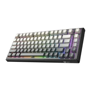 Mehāniskā spēļu tastatūra Onikuma G83, RGB, Bluetooth / 2.4 GHz / USB-C, melna