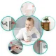 Силиконовые защитные уголки для мебели Ricokids, 10 шт., прозрачные