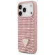 Чехол Guess Rhinestone Triangle Logo для iPhone 17 Pro - Розовый