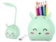 Kids LED Night Light with Organizer and Phone Stand, Green