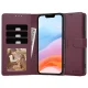 Apple iPhone 16e / 17e / SE (2025) 6.1\'\' Tech-Protect Wallet Book Case Cover, Burgundy | Telefona Vāciņš Maciņš...