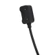 HLS-3 magnētiskais USB-C lādētājs priekš Samsung Galaxy Fit3 1m, melns