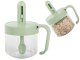 Lockable Spice and Food Container with Retractable Spoon, 0.2L
