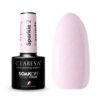 Claresa Sparkle 2 gēla nagu laka 5g