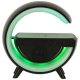 Multifunctional RGB LED Lamp with Speaker and Wireless Charger, Black