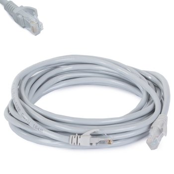 Cat6 RJ45 Ethernet Cable 5m Grey