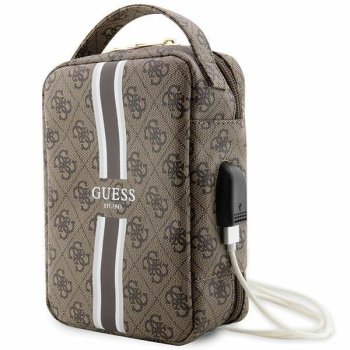 Guess Laptop Backpack Bag Rucksack, Brown Printed Stripes | Рюкзак Сумка Ранец