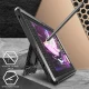 Supcase Unicorn Beetle Pro vāciņš Samsung Galaxy Tab S9 11.0 / S9 FE, melns