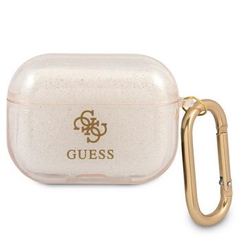 Guess Чехол для AirPods Pro Glitter Золотой