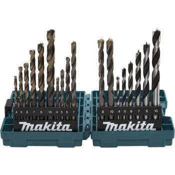 Набор сверл Makita B-49432 M-Force по металлу, дереву и камню, 18 шт.