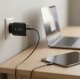 Tech-Protect NCA65W-GAN 65W 2 portu tīkla lādētājs, melns