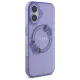 Guess IML Flowers Wreath MagSafe iPhone 16 Case - Purple