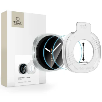 Aizsargstikls Tech-Protect Easy Set+ (2 gab.) Samsung Galaxy Watch 40mm