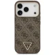 Guess 4G PU Leather MagSafe vāciņš Apple iPhone 17 Pro brūns