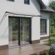 Козырек над входной дверью 140x90 см навес с УФ-защитой MultiGarden
