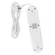 Сетевой фильтр Maclean MCE394 W, 3 розетки + 3xUSB, 2500W, 1.5м, Белый
