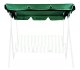 Dārza šūpoļu jumtiņš 200x120 cm ūdensnecaurlaidīgs MultiGarden, zaļš