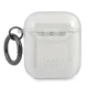 Karl Lagerfeld AirPods 1 / 2 Case Glitter Karl\'s Head, Silver