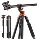 Statīvs K&F Concept K234A7 ar BH-28L lodveida galvu un monopoda funkciju